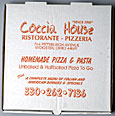 Pizza Box - Coccia House - Wooster Ohio